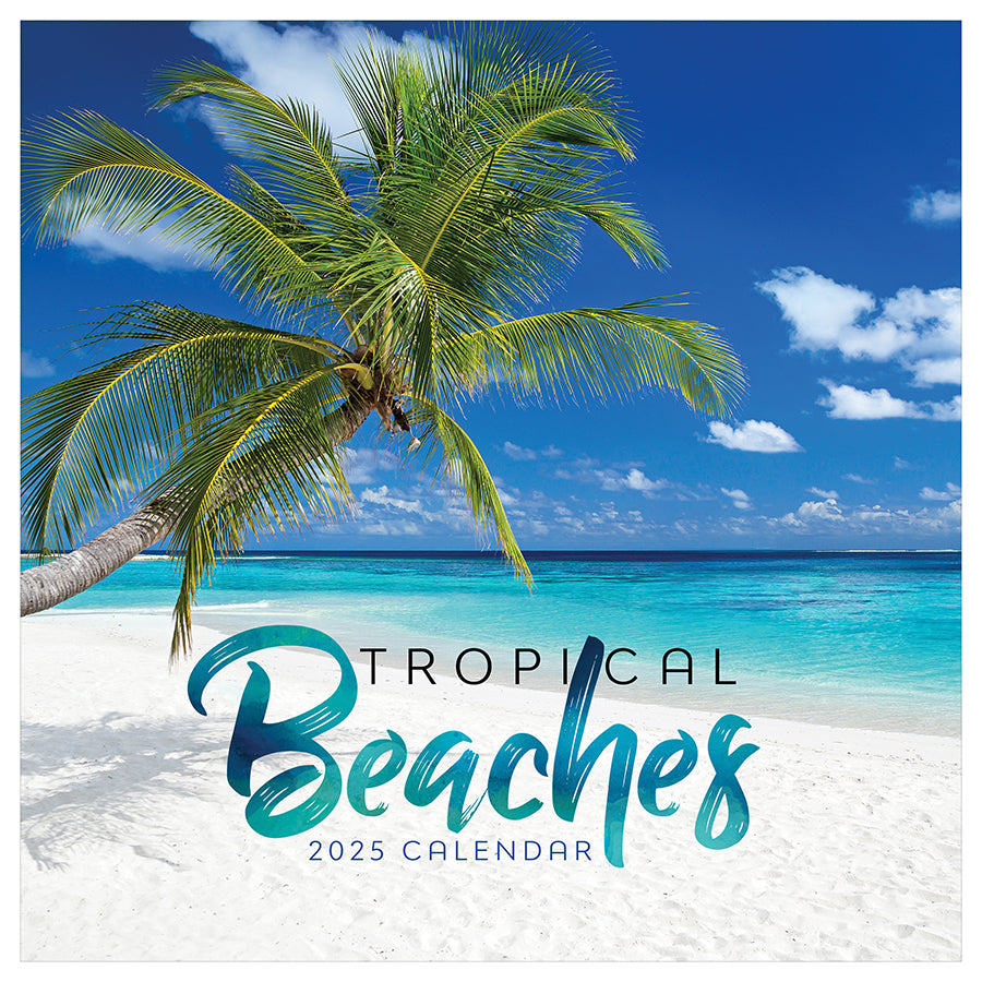 **FINAL SALE** 2025 Tropical Beaches Wall Calendar TF Publishing