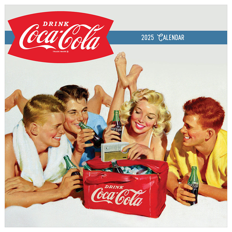 2025 CocaCola Vintage Nostalgia Wall Calendar TF Publishing