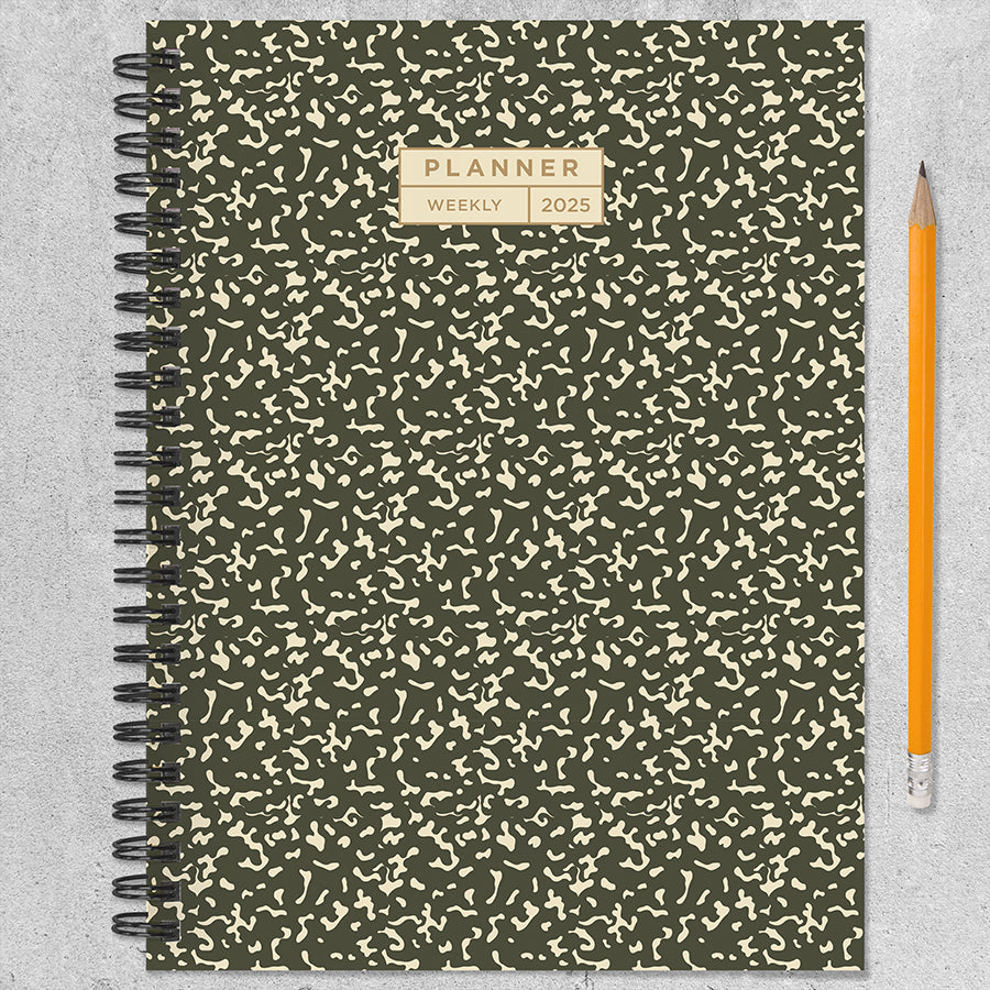 2025 Classic Composition Medium Weekly Monthly Planner | TF Publishing | Calendars + Planners - Journals + Stationery 2025-classic-composition-medium-weekly-monthly-planner-tf-publishing-calendars-planners-journals-stationery