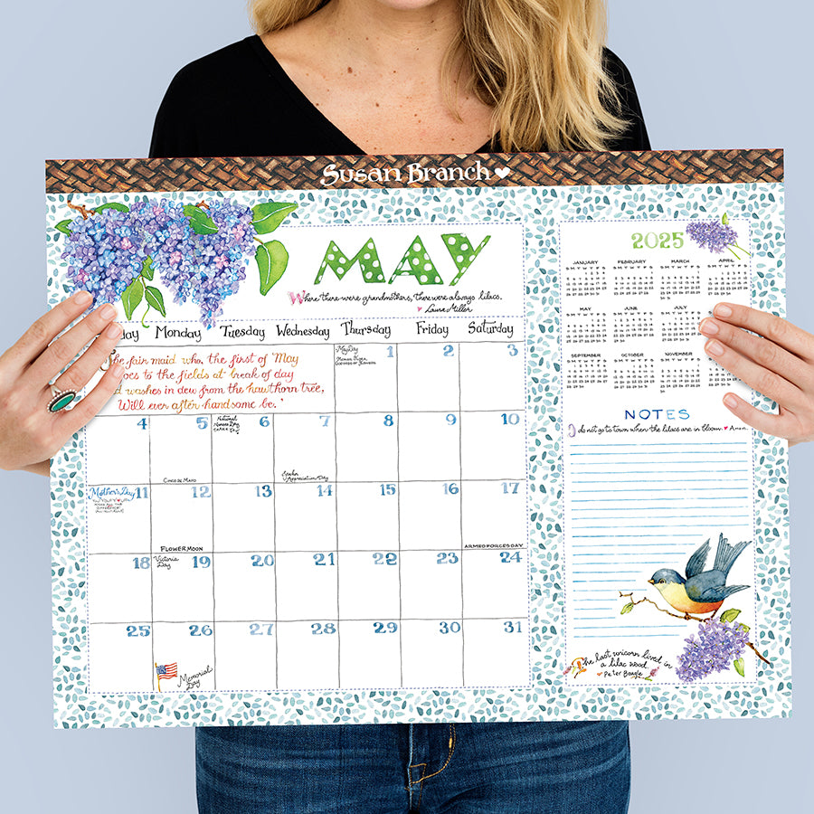 Susan Branch Desk Calendar 2025
