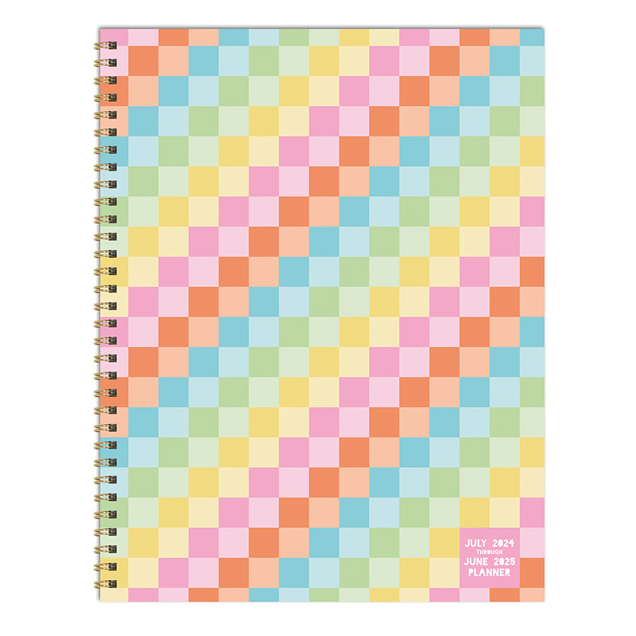 July 2024 - June 2025 Checkmate Large Weekly Monthly Planner