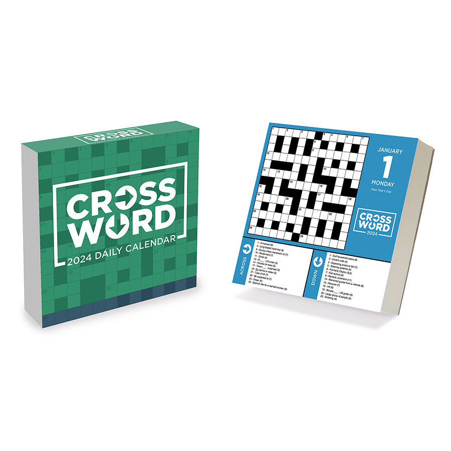 2024 Crossword Puzzles Daily Desktop Calendar | TF Publishing | Calendars +  Planners - Journals + Stationery