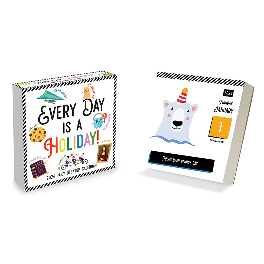 2024 Every Day's A Holiday Daily Desktop Calendar | TF Publishing |  Calendars + Planners - Journals + Stationery