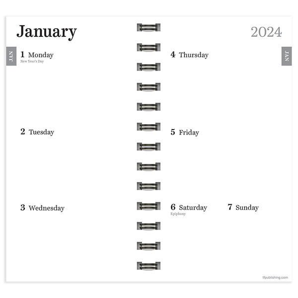 2024 Daisy Days Small Weekly Monthly Planner