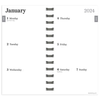 2024 Planner Paisley Small Weekly Monthly Planner