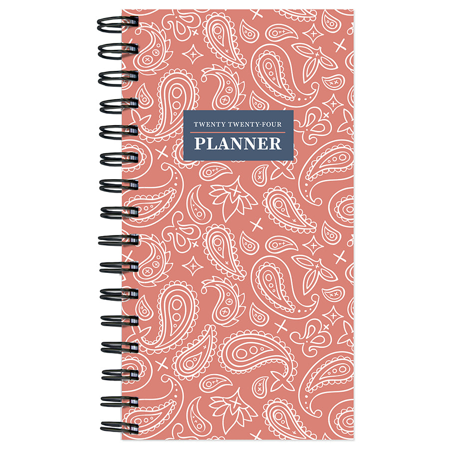 2024 Planner Paisley Small Weekly Monthly Planner-7