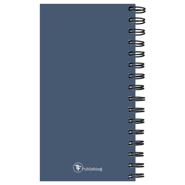 2024 Steel Blue Small Weekly Monthly Planner