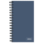 2024 Steel Blue Small Weekly Monthly Planner