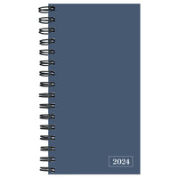 2024 Steel Blue Small Weekly Monthly Planner