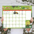 2024 Folk Love Large Desk Pad Monthly Blotter Calendar