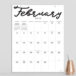 2024 Large Art Poster Wall Calendar