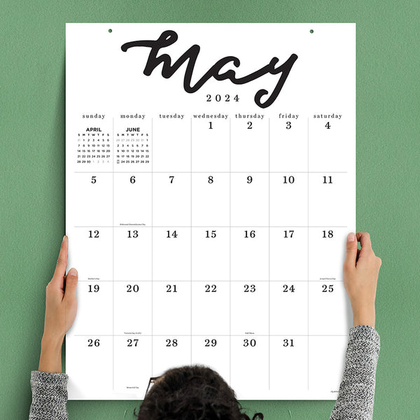 2024 Calendar, 2024 Large Wall Calendar, 2024 Printable Calendar, 2024  Planner, Large Printable Vertical Calendar, Office Planner 