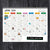2024 Every Day's A Holiday Medium Desk Pad Monthly Blotter Calendar