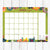 2024 Floral Medium Desk Pad Monthly Blotter Calendar
