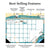 2024 Folk Love Medium Desk Pad Monthly Blotter Calendar