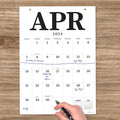 2024 Medium Art Poster Wall Calendar