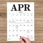 2024 Medium Art Poster Wall Calendar