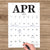 2024 Medium Art Poster Wall Calendar