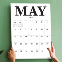 2024 Medium Art Poster Wall Calendar