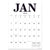 2024 Medium Art Poster Wall Calendar