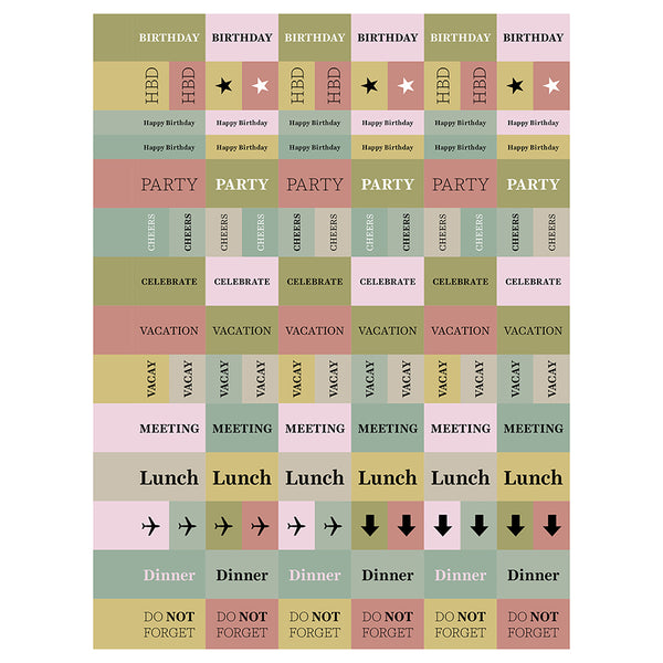 2024 Golden Foliage Medium Weekly Monthly Planner