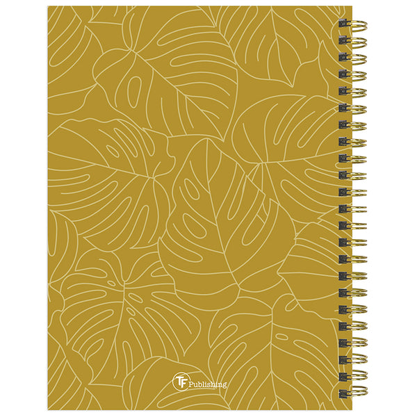 2024 Golden Foliage Medium Weekly Monthly Planner
