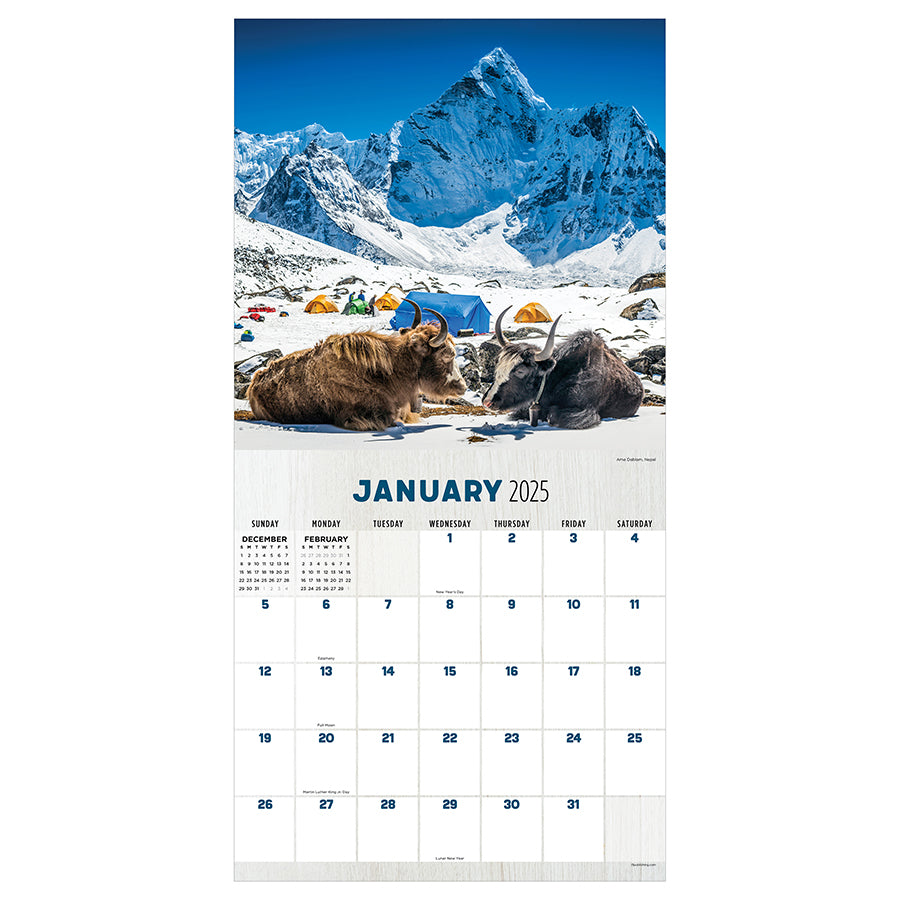 **FINAL SALE** 2025 Mountains Wall Calendar