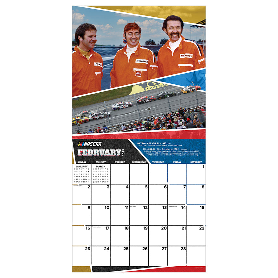 2025 Nascar Heritage Wall Calendar TF Publishing Calendars Nascar 2025 Calendar Release Date