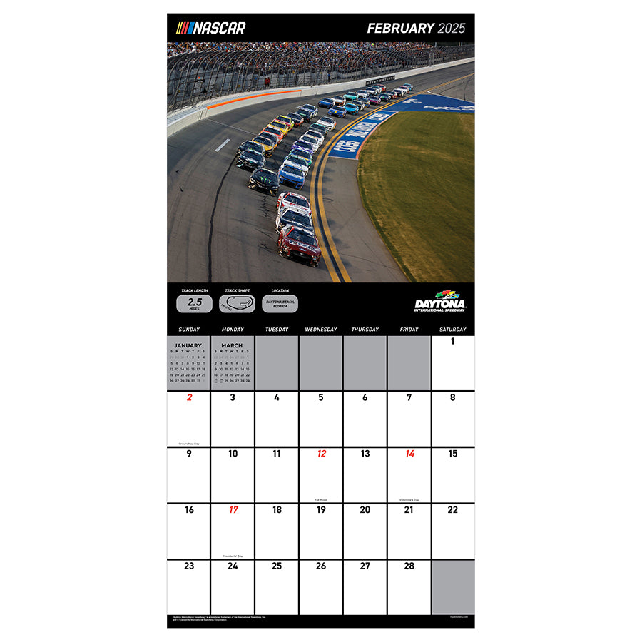 2025 Nascar Tracks Wall Calendar TF Publishing Calendars + Planners Nascar 2025 Calendar Release Date