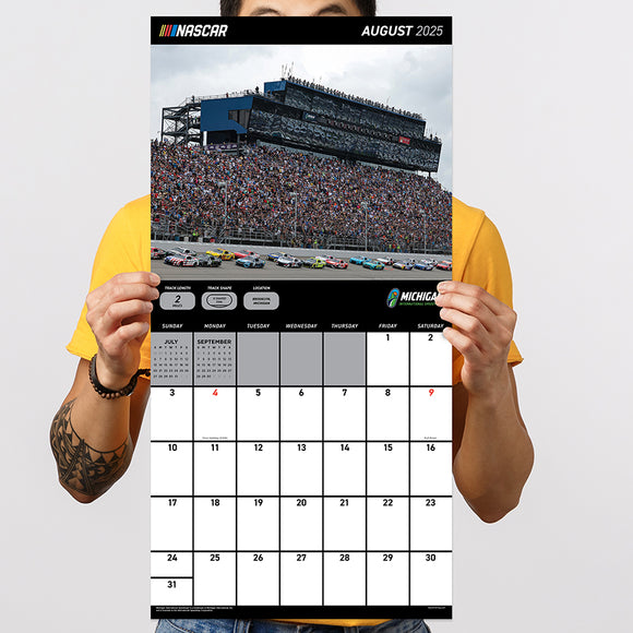 2025 Nascar Tracks Wall Calendar TF Publishing Calendars + Planners