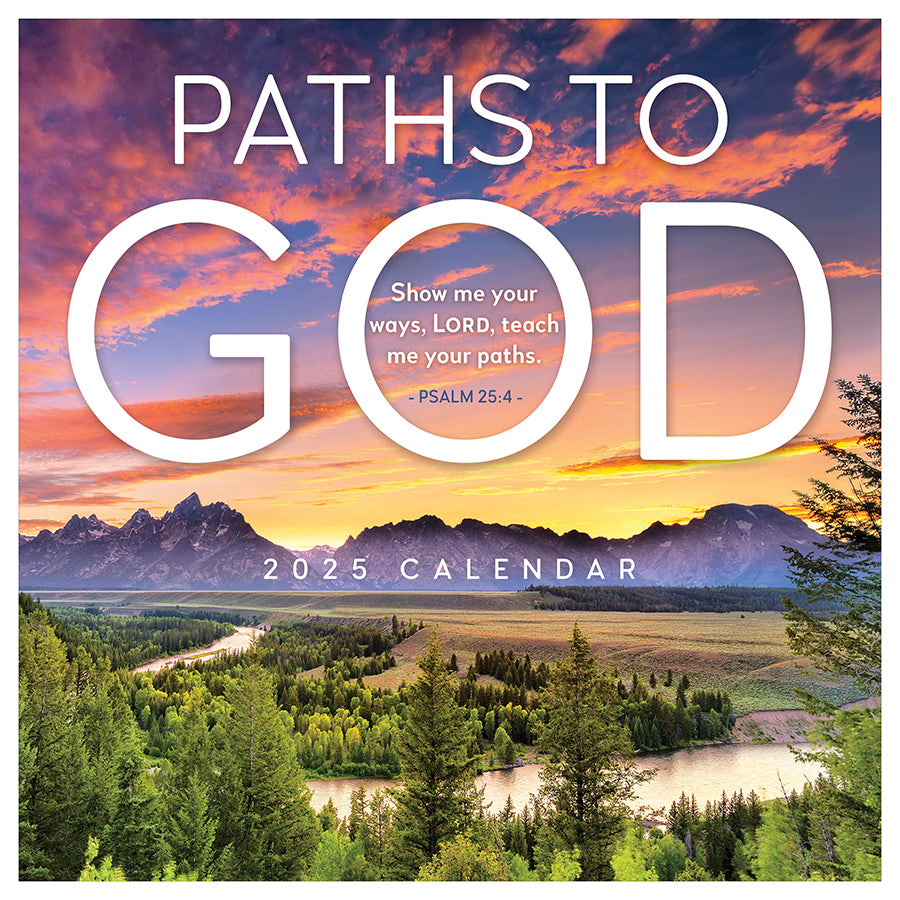 **FINAL SALE** 2025 Paths to God Wall Calendar