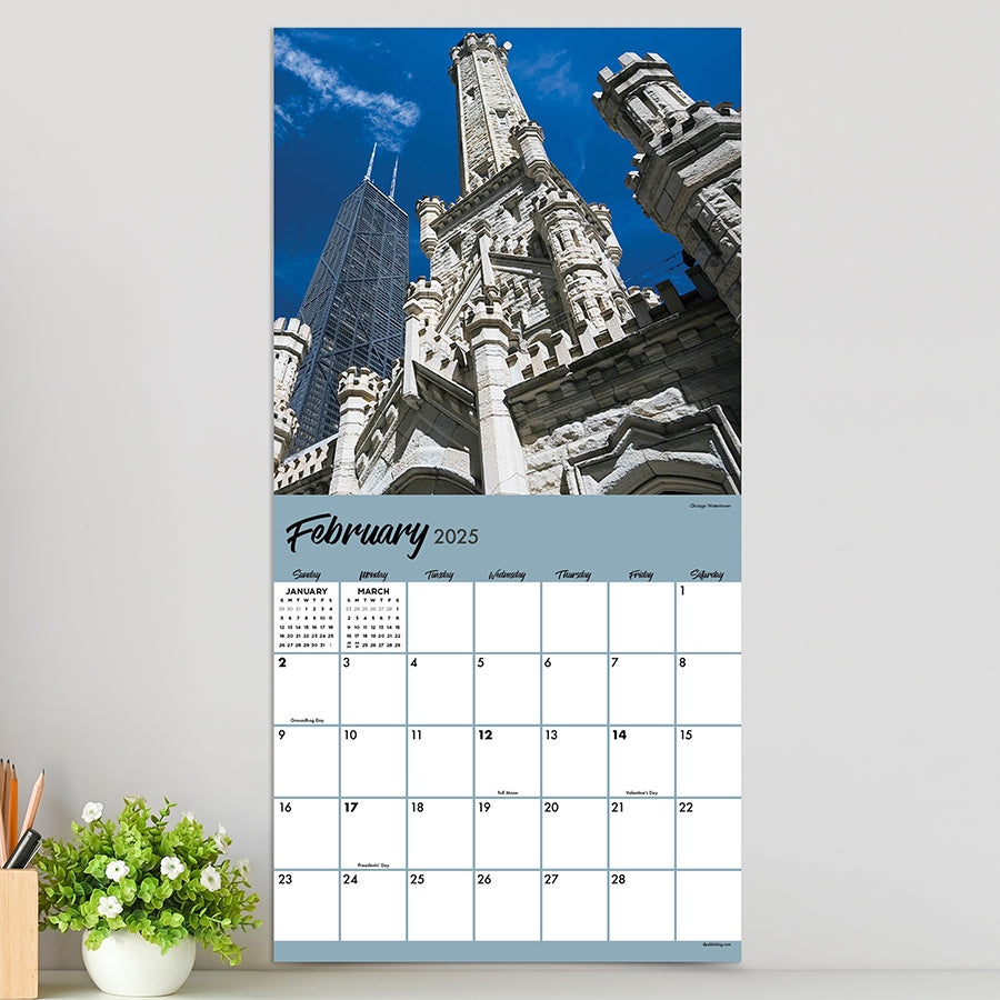 **FINAL SALE** 2025 Chicago Wall Calendar