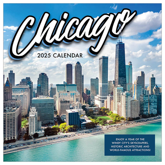2025 Chicago Wall Calendar TF Publishing Calendars + Planners