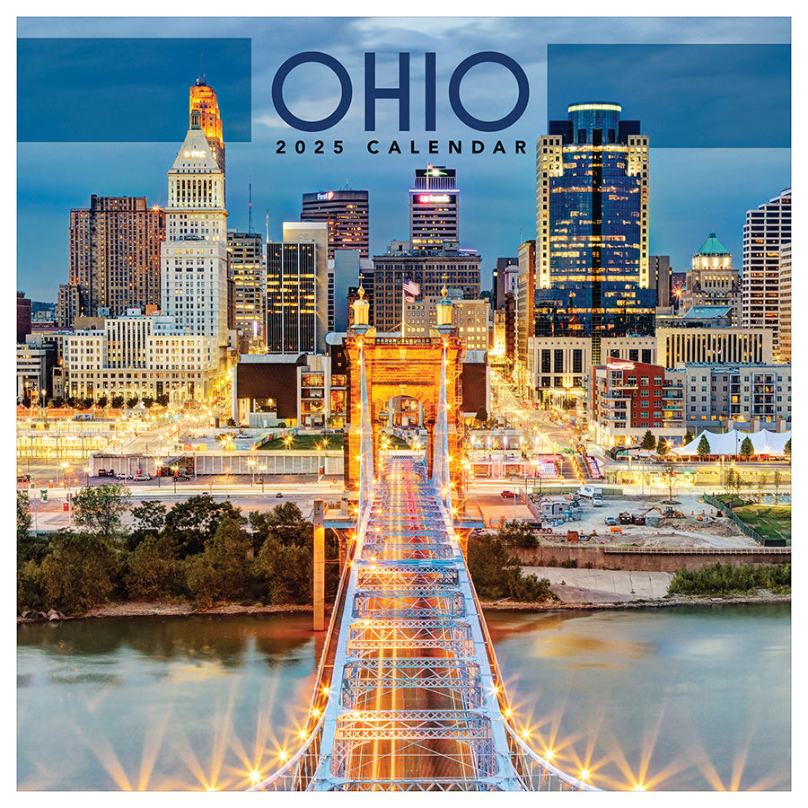 **FINAL SALE** 2025 Ohio Wall Calendar