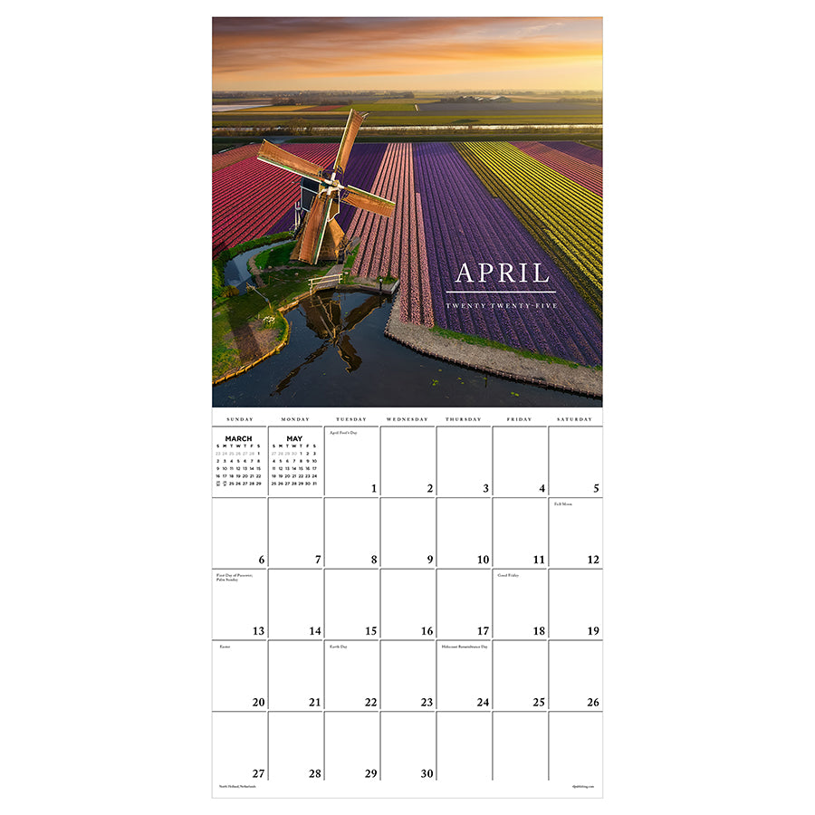 **FINAL SALE** 2025 World Travel Wall Calendar - 0