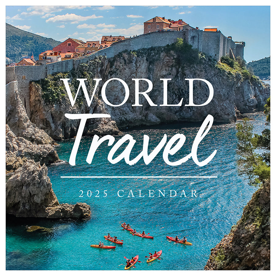 **FINAL SALE** 2025 World Travel Wall Calendar
