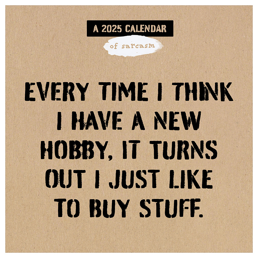 **FINAL SALE** 2025 Anti-Affirmations Wall Calendar
