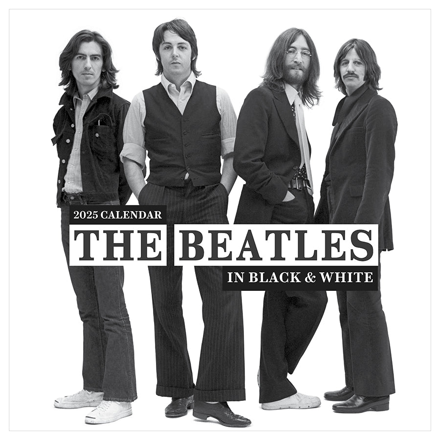 **FINAL SALE** 2025 The Beatles: In Black & White Wall Calendar