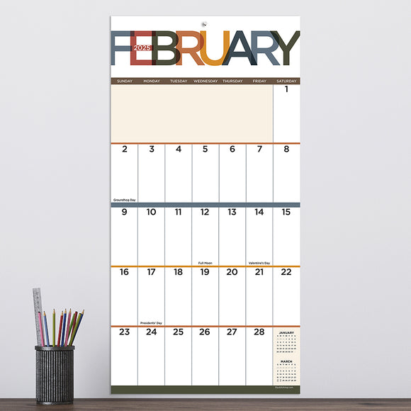 2025 Big Print Wall Calendar TF Publishing Calendars + Planners