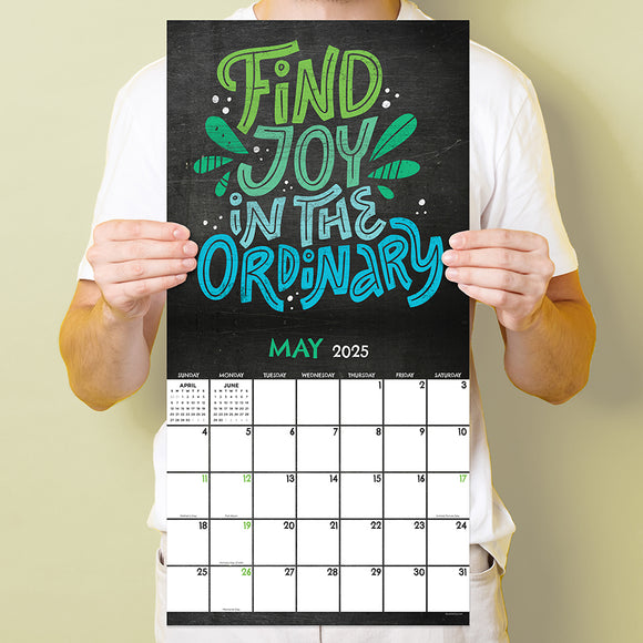 **FINAL SALE** 2025 Chalk It Up Wall Calendar TF Publishing