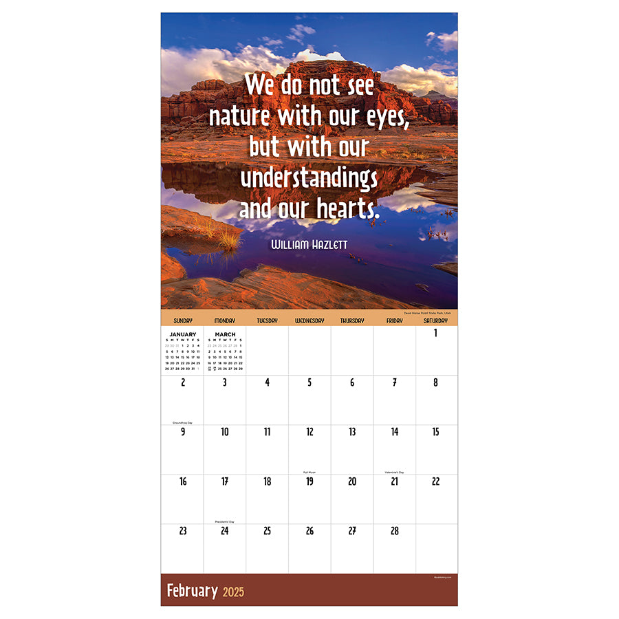 **FINAL SALE** 2025 The Great Outdoors Wall Calendar - 0
