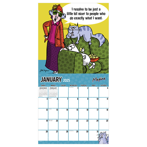 Maxine Wall Calendar 2025