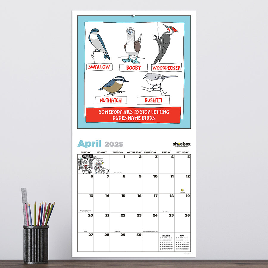 2025 Shoebox Wall Calendar TF Publishing Calendars + Planners
