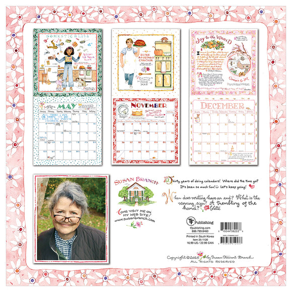 Susan Branch 2025 Wall Calendar