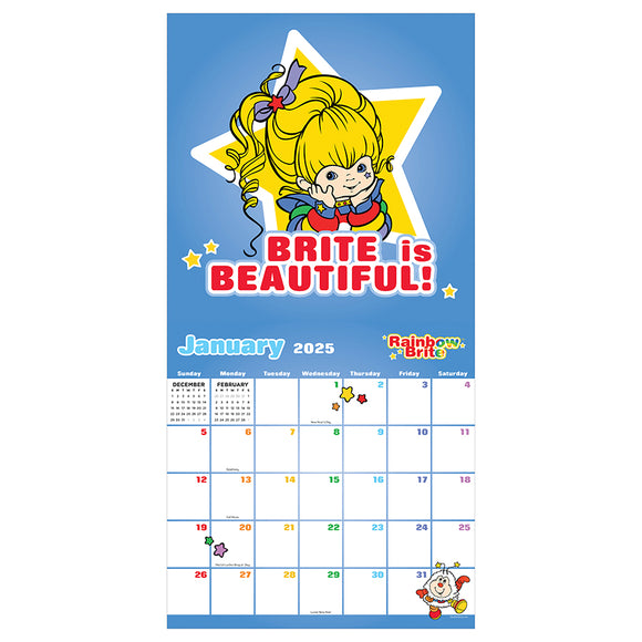 2025 Rainbow Brite Wall Calendar TF Publishing Calendars + Planners