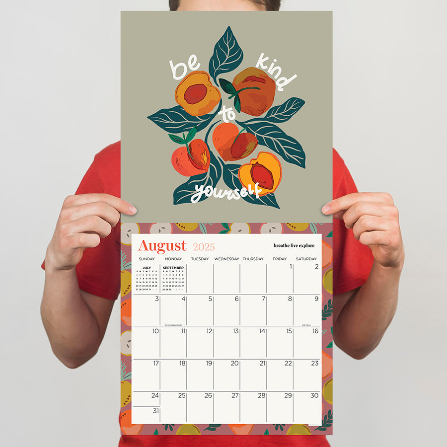 **FINAL SALE** 2025 Breathe Live Explore Wall Calendar TF Publishing