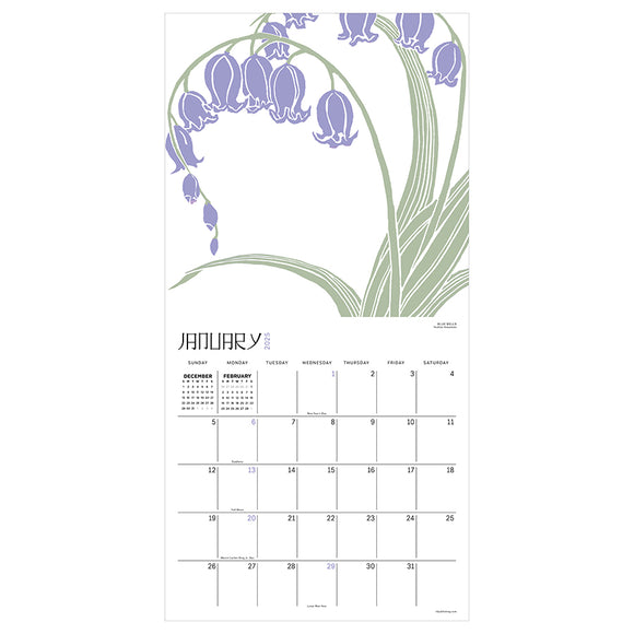 2025 Flower Garden Wall Calendar TF Publishing Calendars + Planners