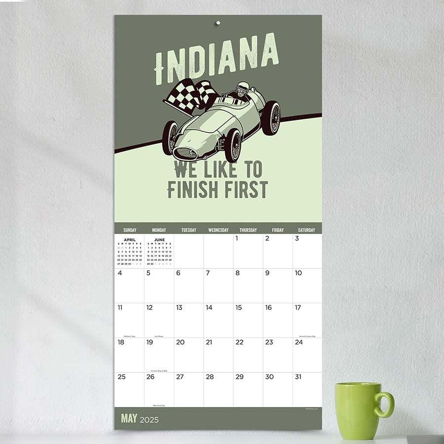 Indiana State 2025 Calendar