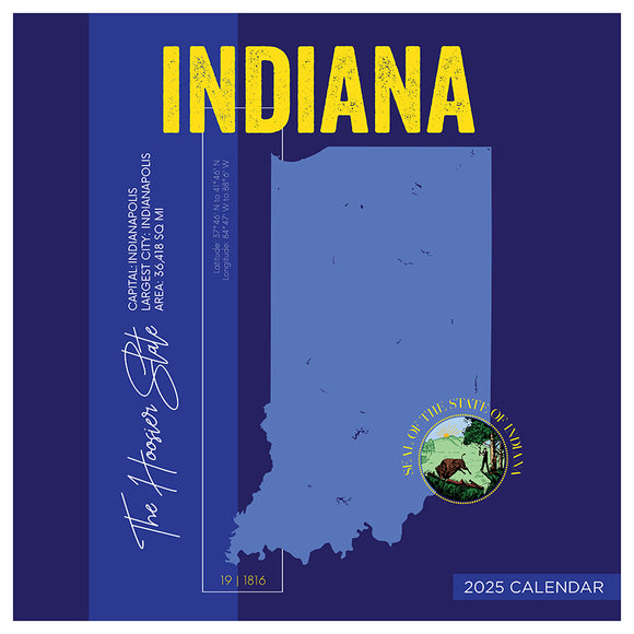 2025 Home Indiana Wall Calendar TF Publishing Calendars + Planners
