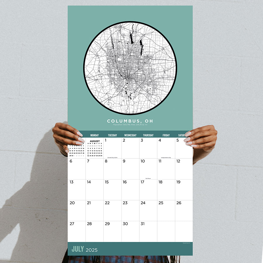 **FINAL SALE** 2025 Home: Ohio Wall Calendar